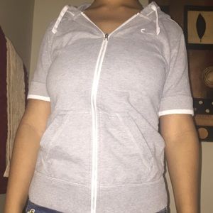 nike hoodie short sleeve